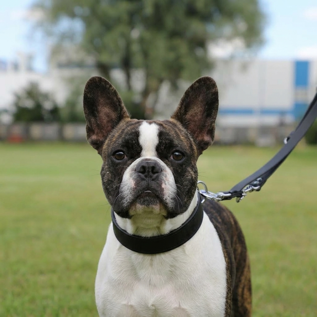 Klassische verstellbare Lederleine – Stil & Funktionalität