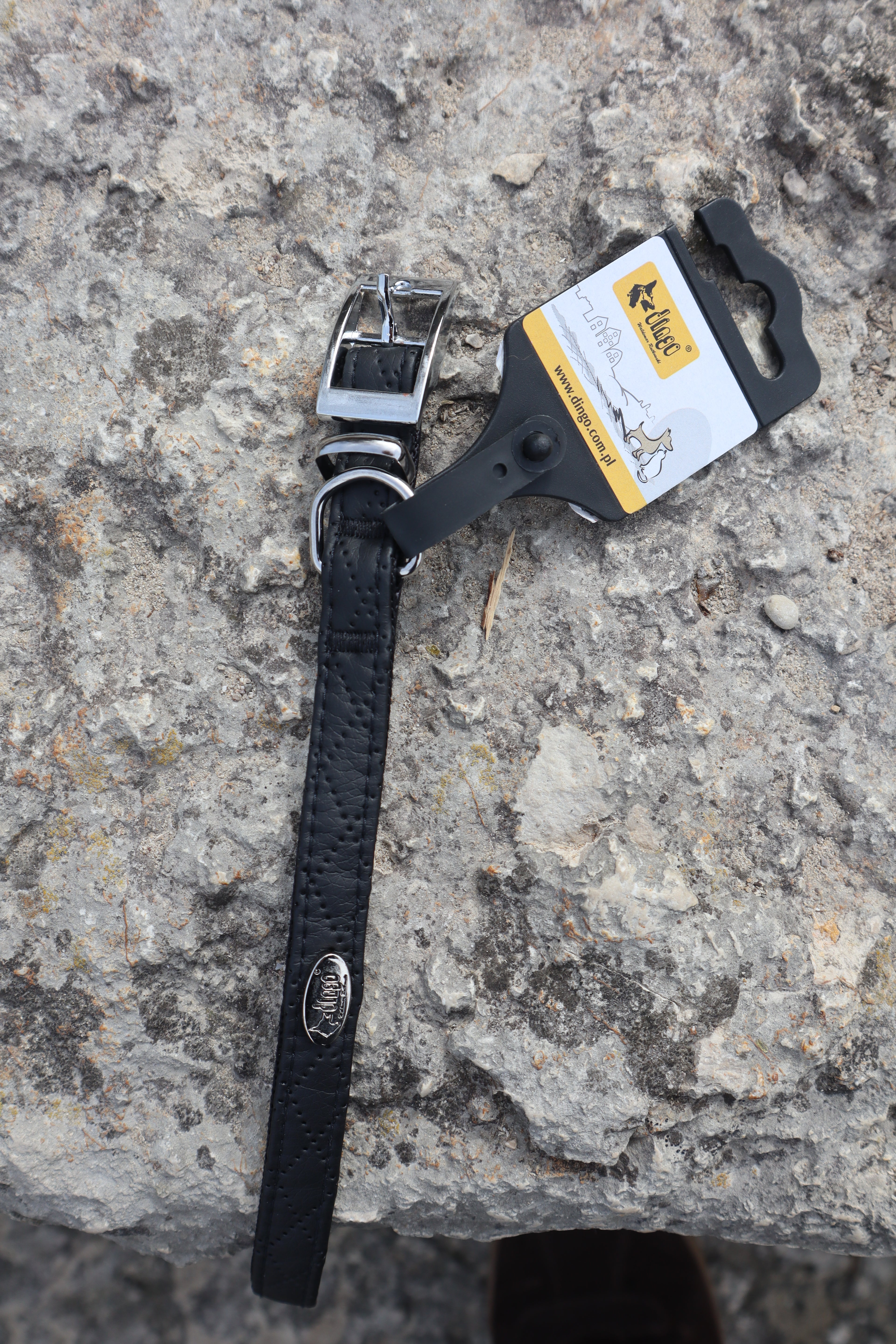 Terra: Hundehalsband aus veganem Leder & Polyamid – robust & elegant