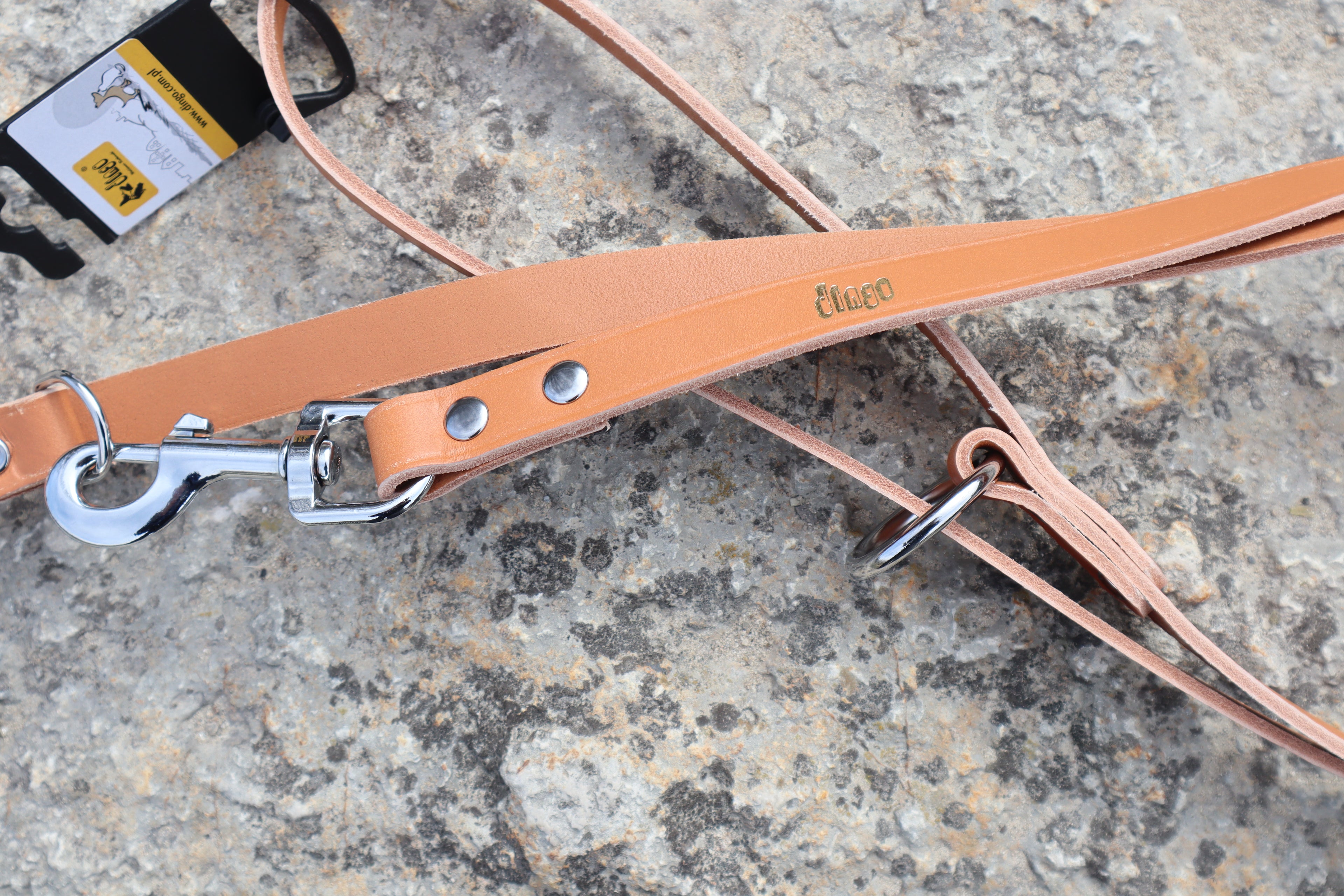 Klassische verstellbare Lederleine – Stil & Funktionalität