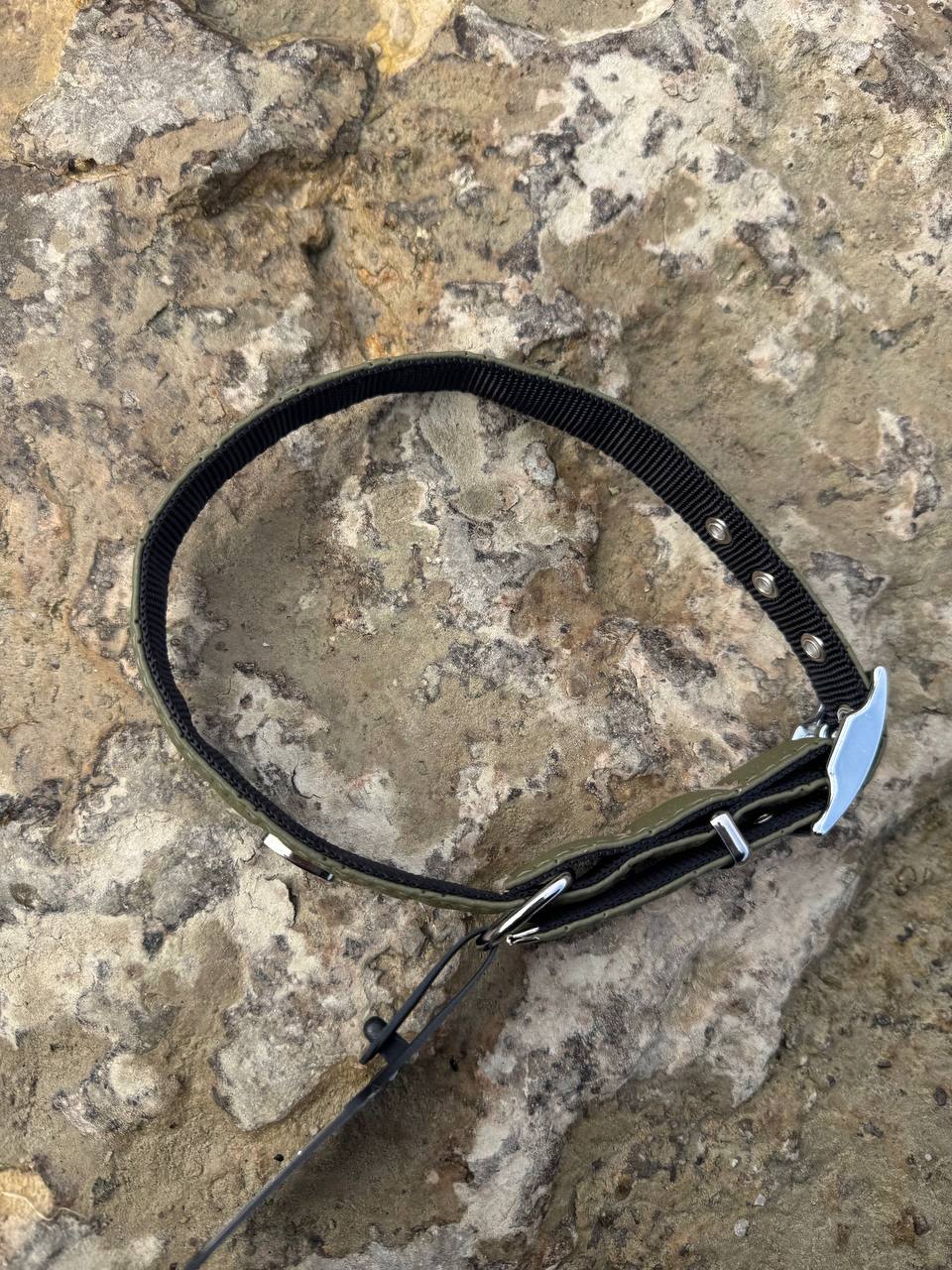 Terra: Hundehalsband aus veganem Leder & Polyamid – Robust & Elegant