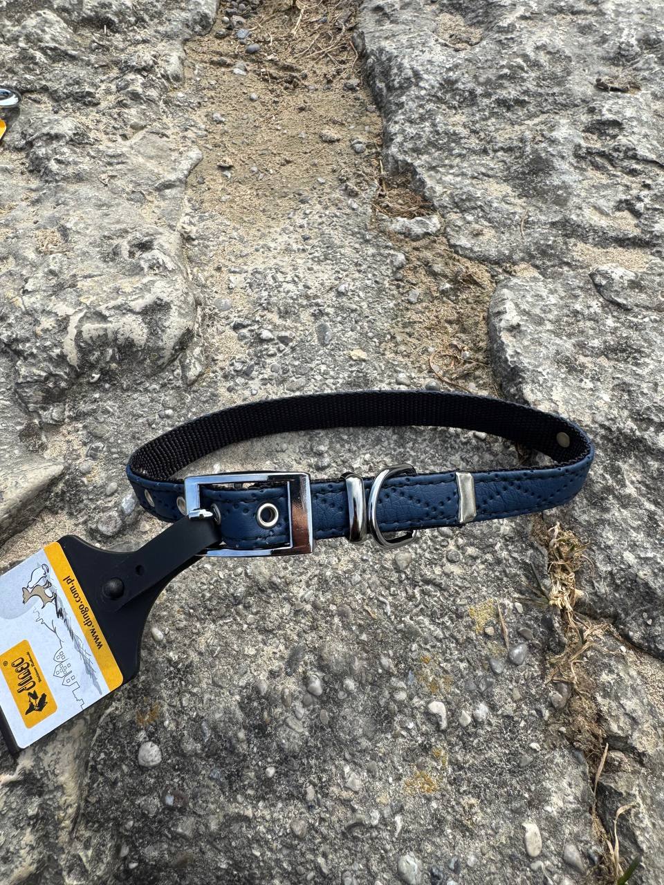 Terra: Halsband aus veganem Leder & Polyamid – Robust & elegant