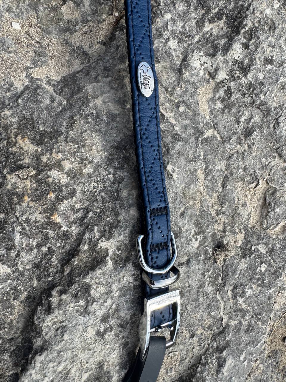 Terra: Halsband aus veganem Leder & Polyamid – Robust & elegant