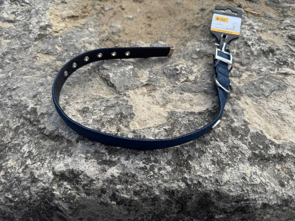 Terra: Halsband aus veganem Leder & Polyamid – Robust & elegant