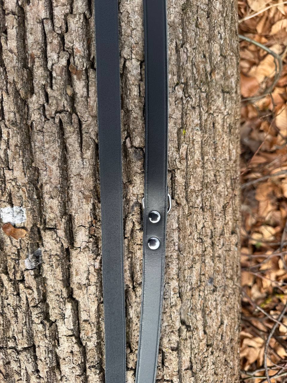 Klassische verstellbare Lederleine – Stil & Funktionalität